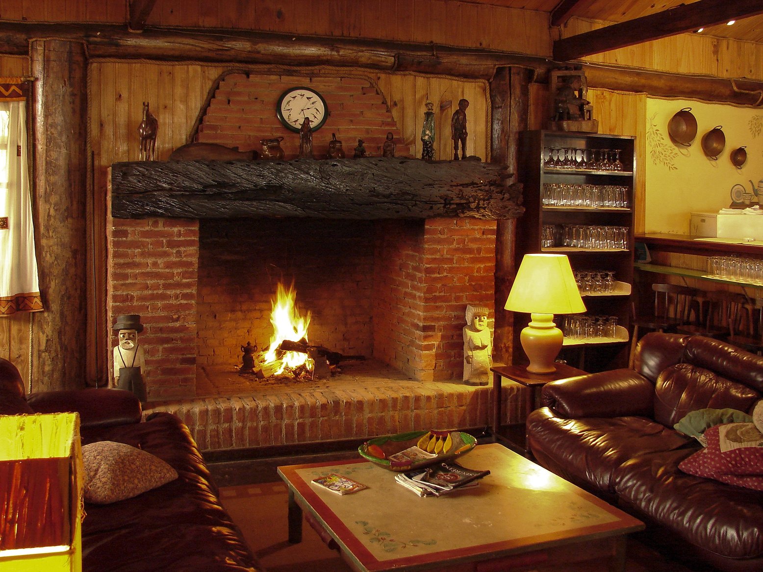 Cabin Log Interior